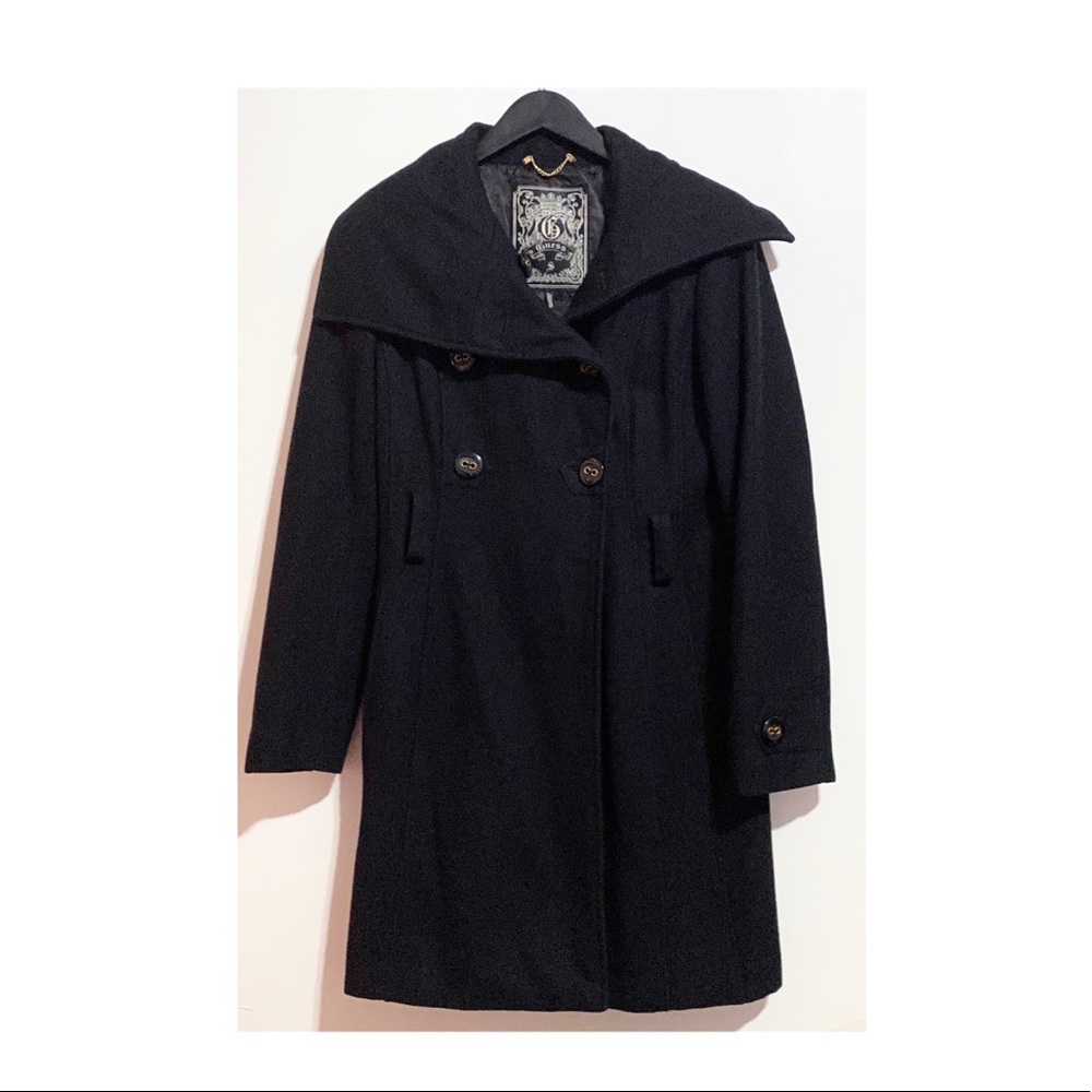 🎀 Guess Black Coat Vintage